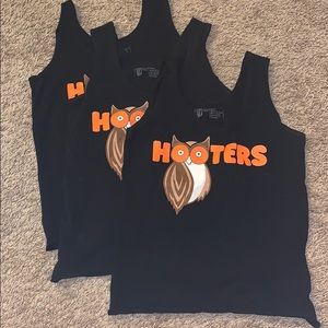 Plain Hooters Black Tank Top